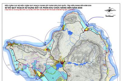 Bản đồ Quy hoạch Sử dụng đất theo 868 Phú Quốc
